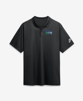 Men's  Black Seattle Seahawks Heritage Roots Victory Dri-FIT Polo