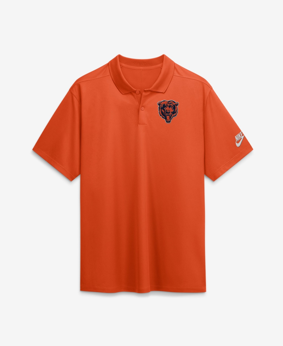 Nike Men's Orange Chicago Bears Heritage Roots Victory Dri-fit Polo Shirt