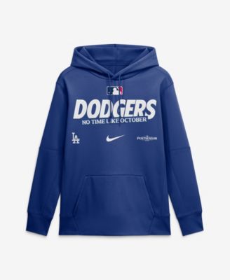 Men's Royal Los Angeles Dodgers 2026 MLB Postseason Authentic Collection Therma Fleece Hoodie