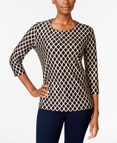 macy's jm collection tops