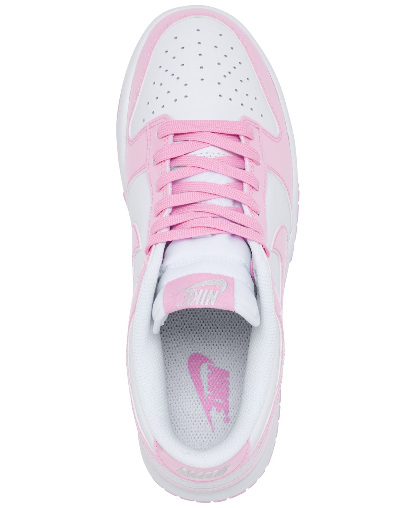 Женские кроссовки Nike Dunk Low SE Lifestyle, цвет: Белый / Розовый — фото 5