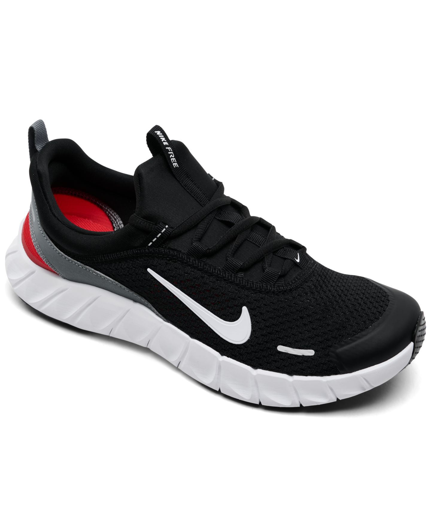 Детские кроссовки Nike Big Kids' Free Ride Running, цвет: Чёрный / Белый — фото 1