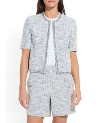 Women's Lily Tweed Short-Sleeve 4-Way Stretch Jacket