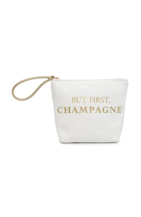 Женский кошелёк Urban Expressions Carry-All Writing Canvas Gold-Tone Quote Wristlet, цвет: But First