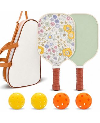 USAPA Approved Pickleball Paddle Set 2 Or 4 Rackets Balls Carry Bag For All Levels