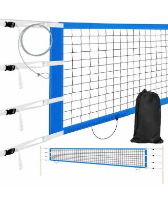 Adjustable Durable Volleyball Net With Aircraft Steel Cable Scoring Design Carry Bag