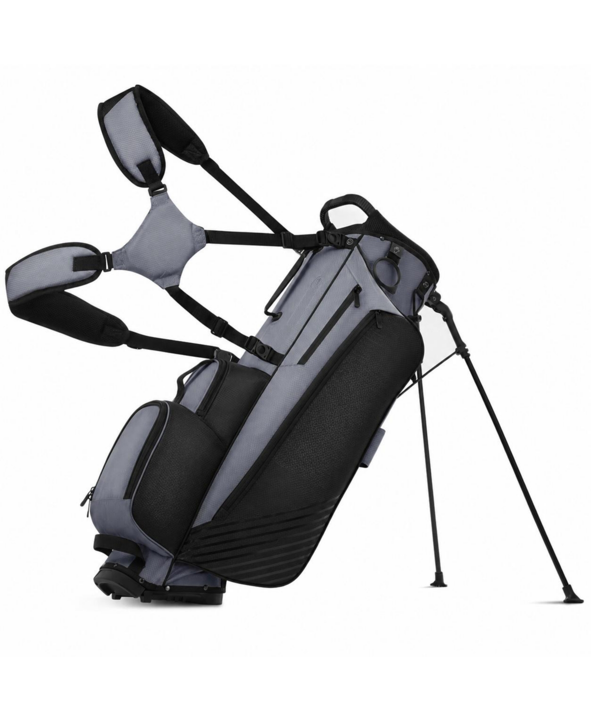 Sportneer 8 Way Lightweight Golf Stand Bag With Dual Shoulder Straps Stable Multiple Pockets Water Resistant
