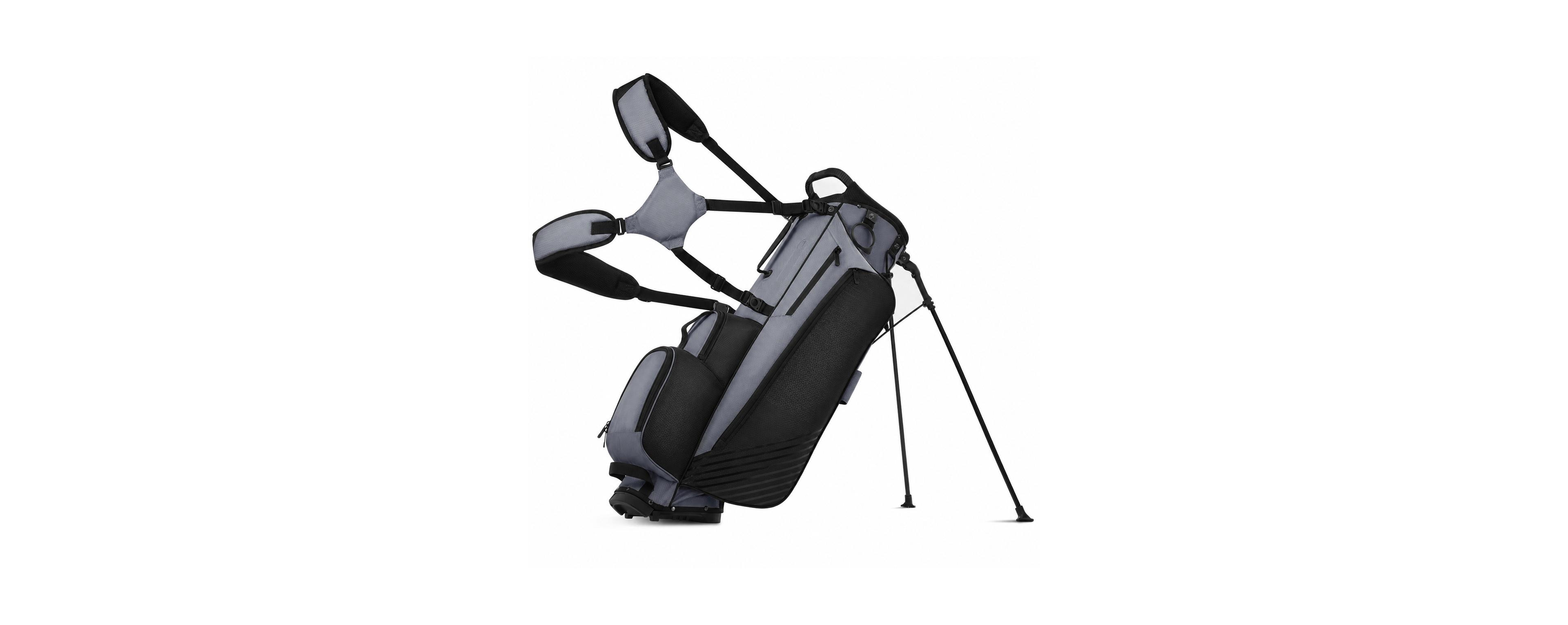 Sportneer 8 Way Lightweight Golf Stand Bag With Dual Shoulder Straps Stable Multiple Pockets Water Resistant