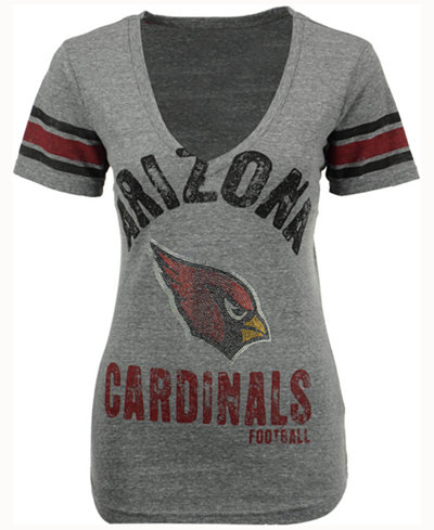 G3 Sports Women's Arizona Cardinals Any Sunday Rhinestone T-Shirt