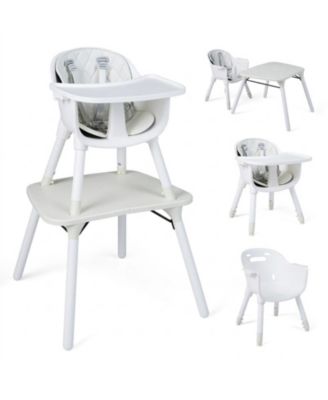 4-in-1 Convertible Pyramid-Base Toddler Table and Chair Set