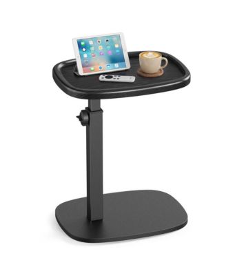 C Shaped Couch Side Table with Compact Design for Small Spaces