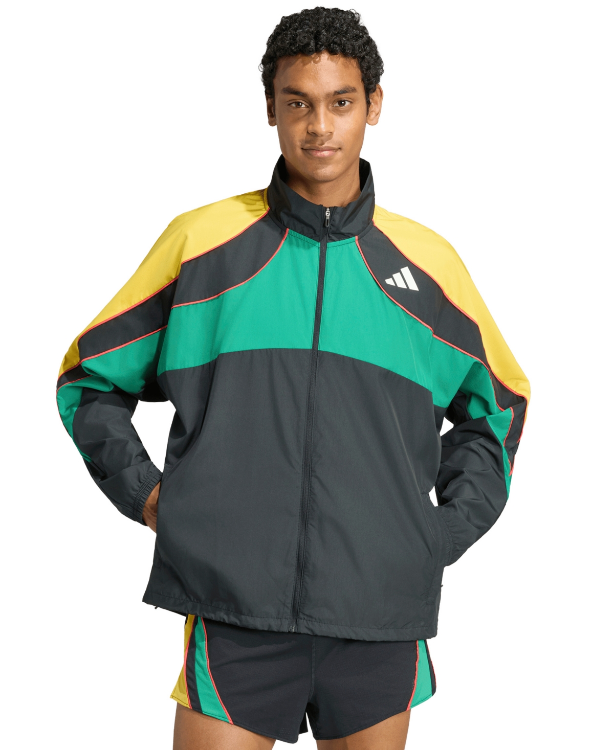 adidas Men's Adizero Archive Lightweight Running Windbreaker Jacket