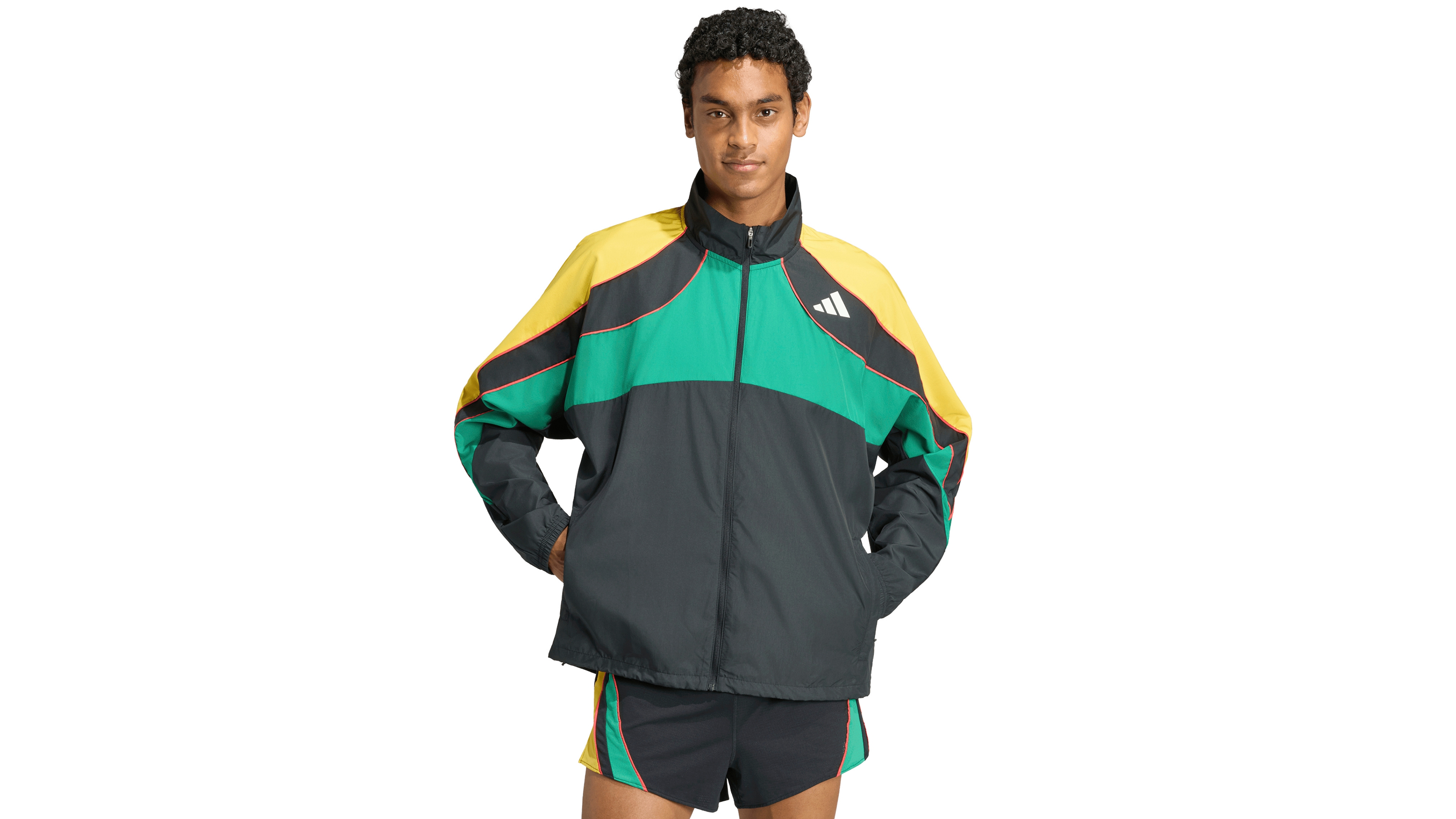 adidas Men's Adizero Archive Lightweight Running Windbreaker Jacket
