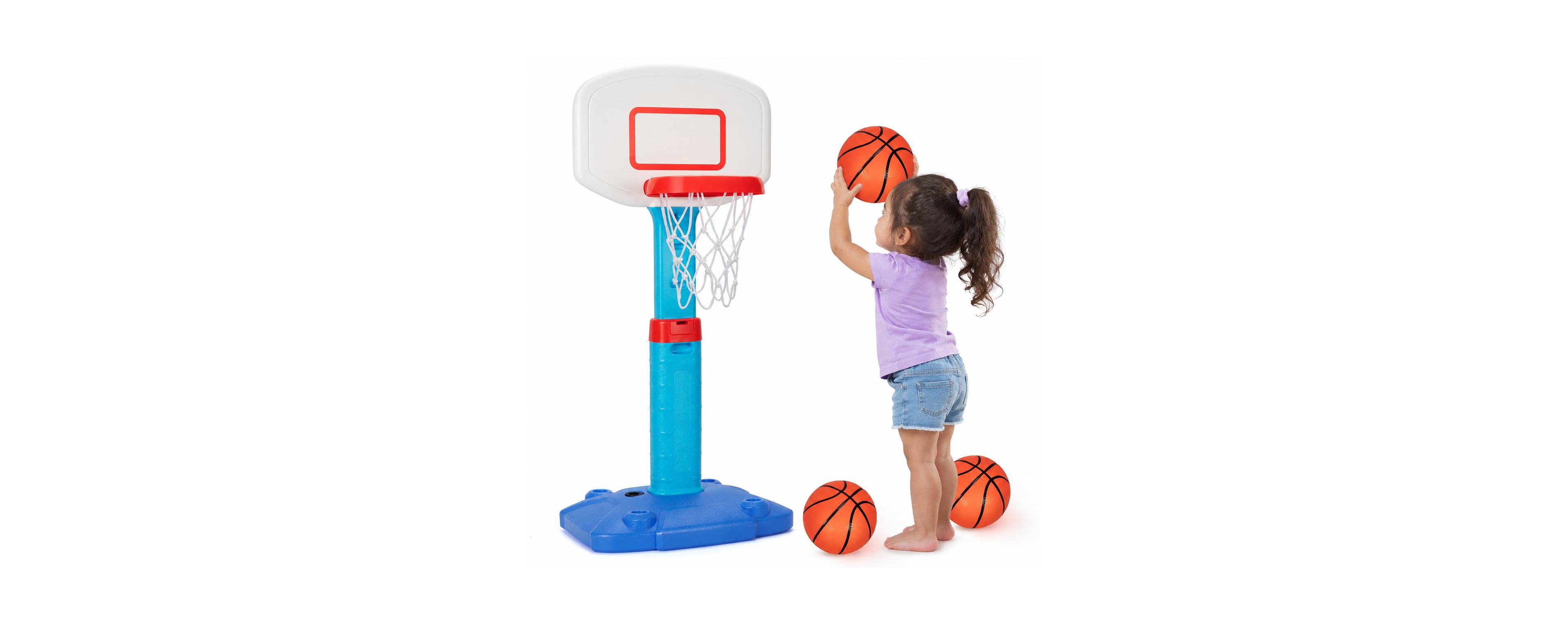 Magicorange Adjustable Kids Basketball Hoop Set Portable Indoor Outdoor Play Toy for Toddlers