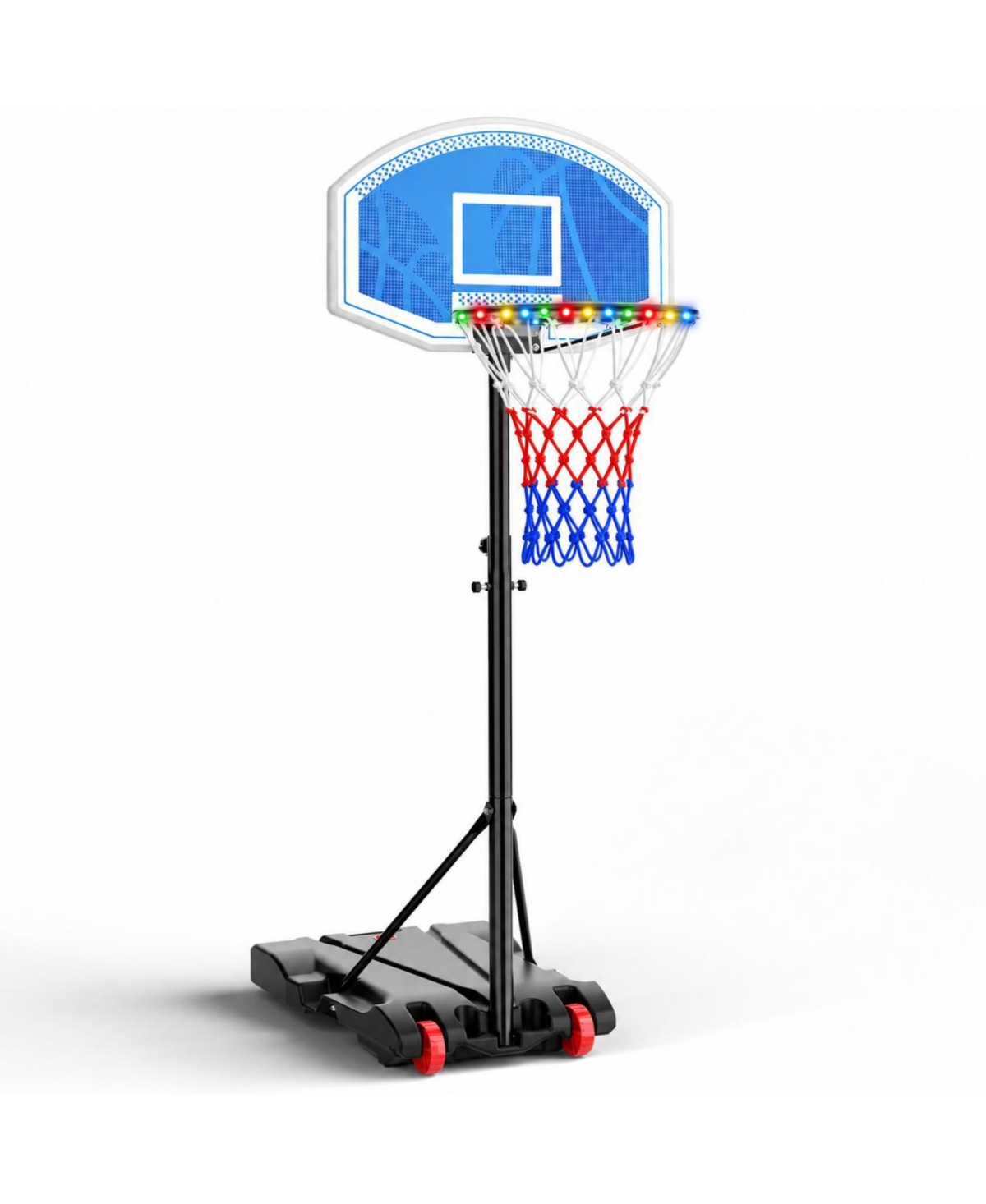 Magicorange Led Adjustable Portable Basketball Hoop Pool Outdoor 9 Mode Lighting