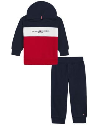 Boys' 2T-7 Color-Block Hoodie and Joggers, 2-Piece Set