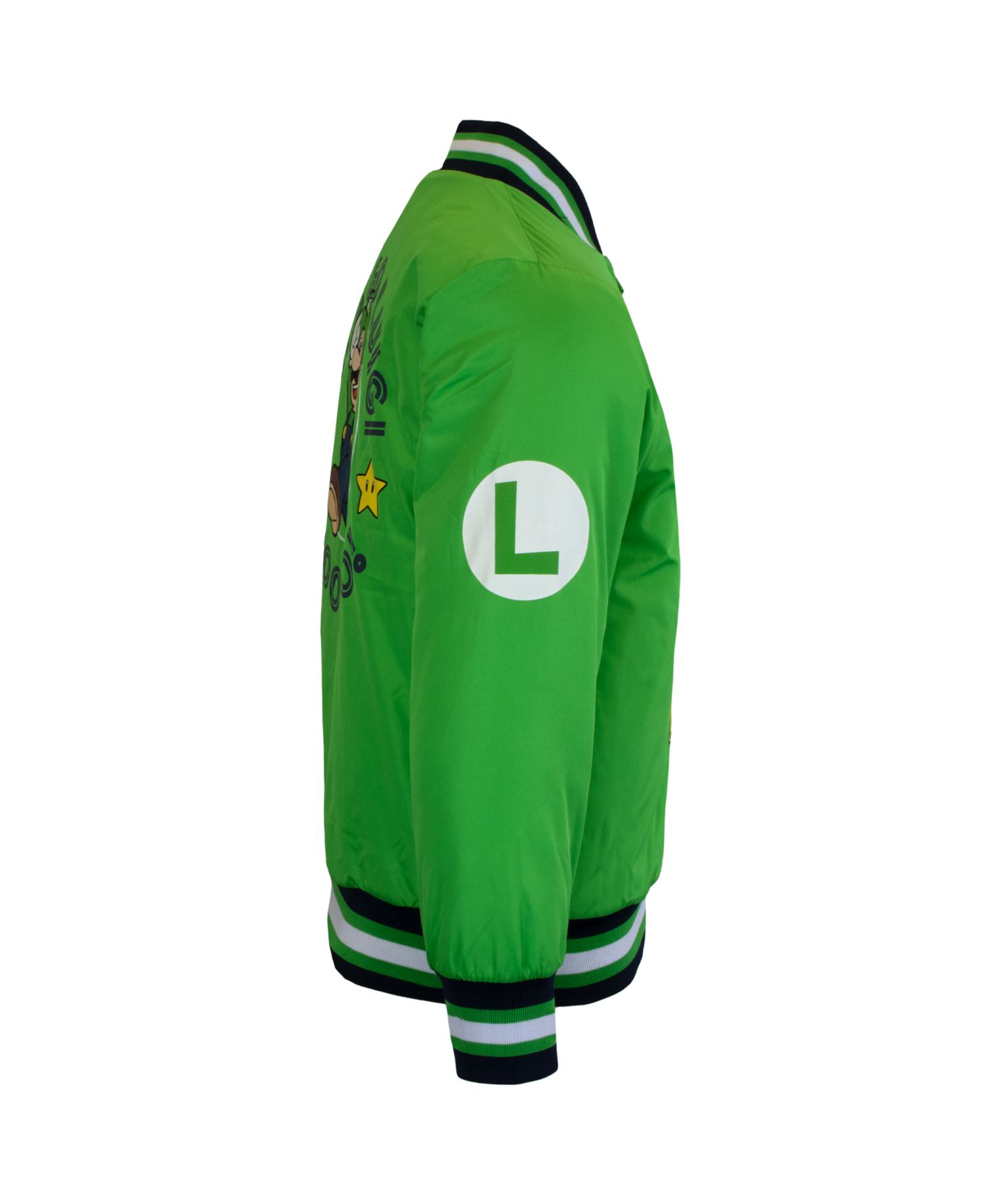 Boys' 4-20 Super Luigi Varsity Bomber Jacket
