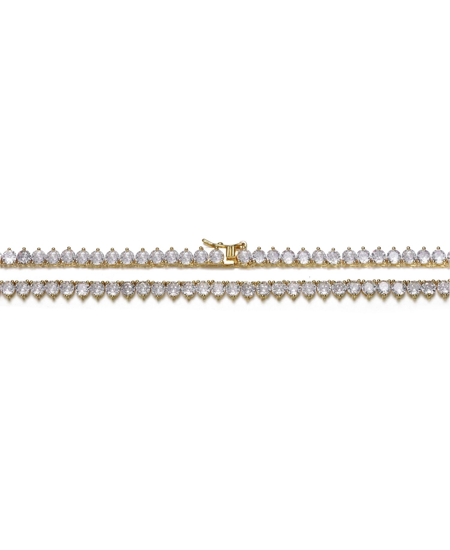 Minimalist Cubic Zirconia 4MM Tennis Necklace