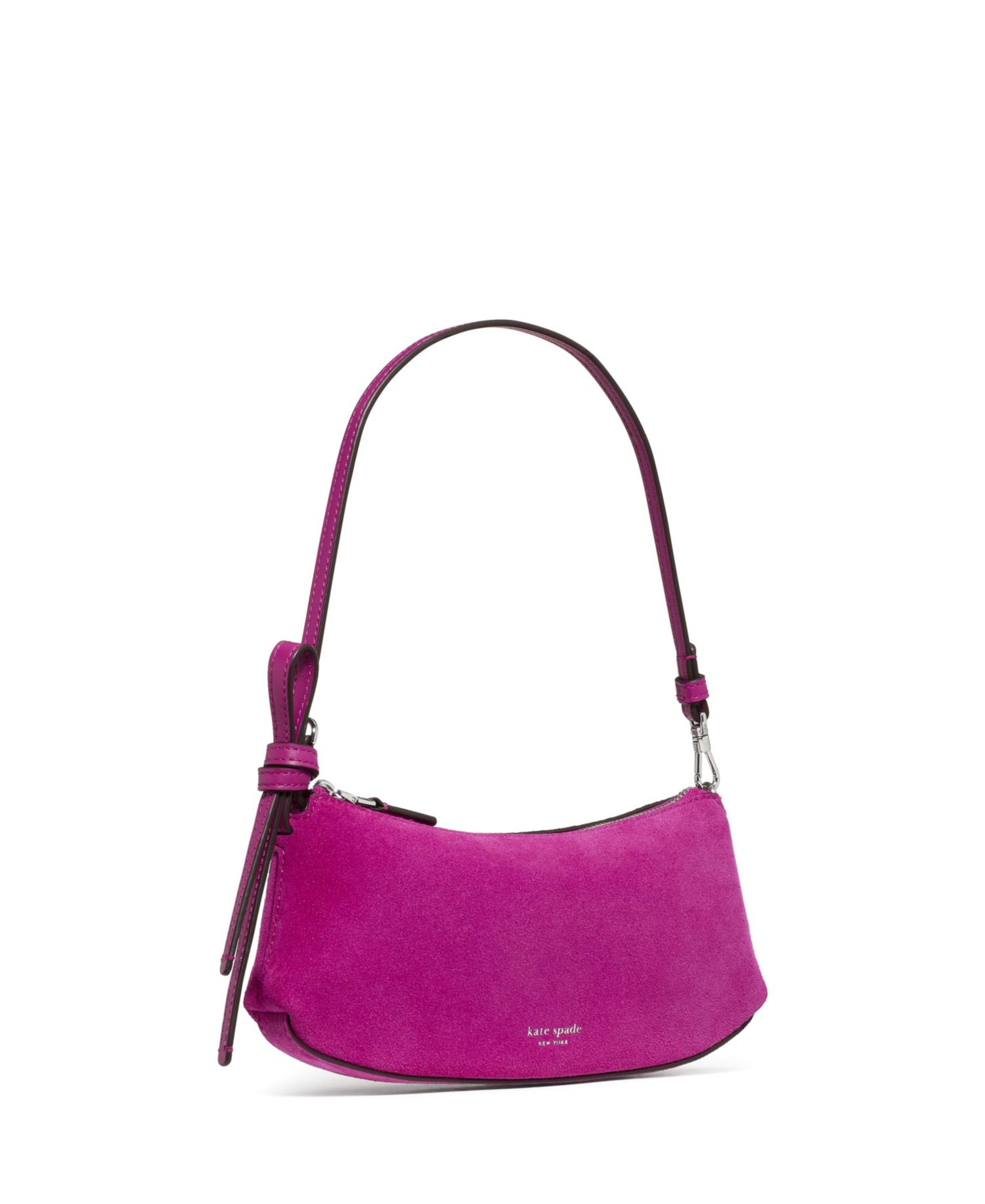 Loop Suede Pochette Small Shoulder Handbag