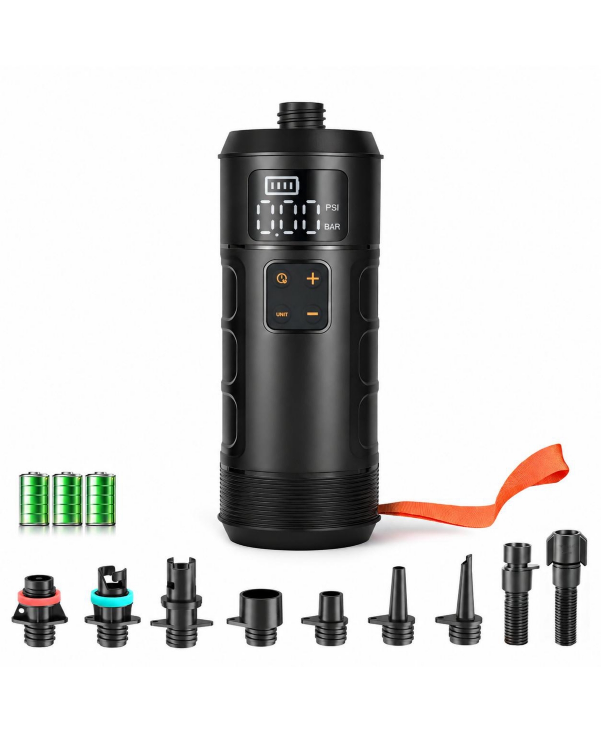 Furlihong Cordless Rechargeable Sup Pump 12 Psi Auto Shut Off Portable Inflator for Inflatables