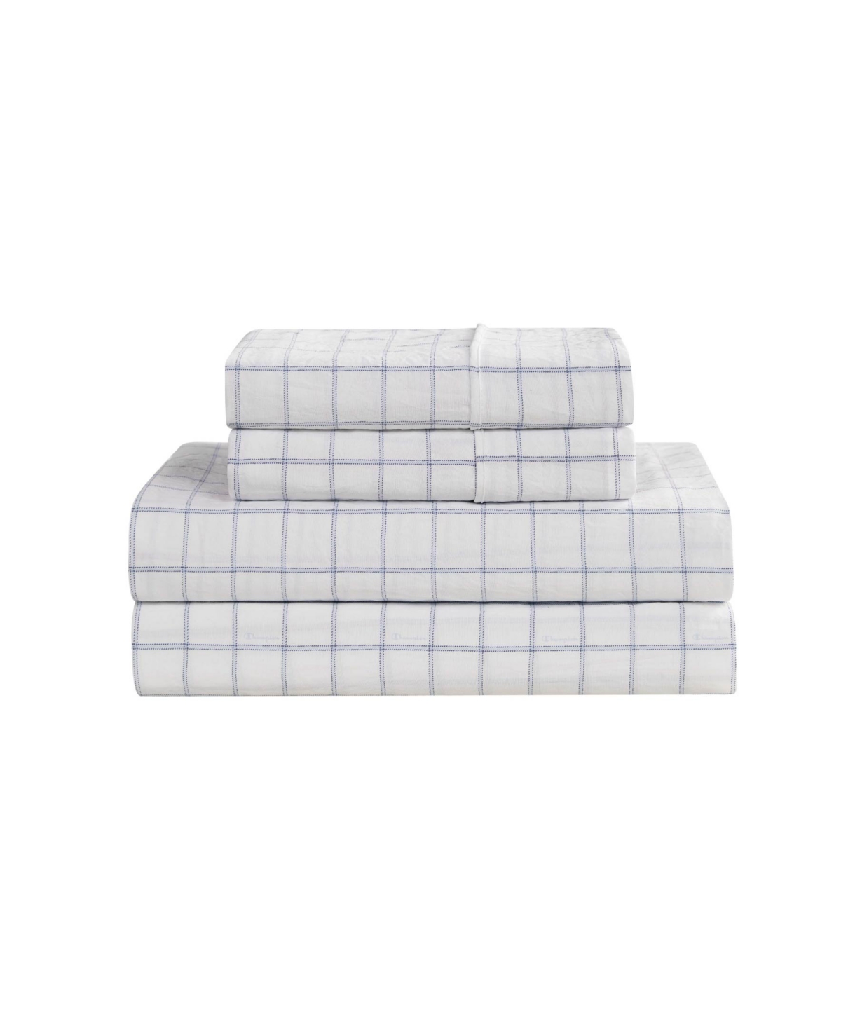 Champion Printed 4-Piece Microfiber Sheet Set, King - Multi-Color Plaid