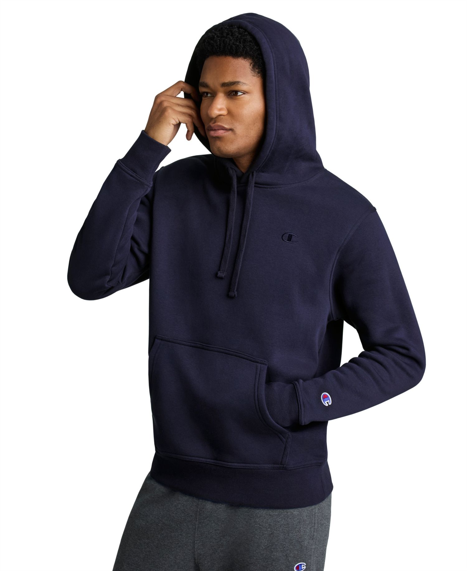 Men's Dark Green Kangaroo Pocket Hoodie