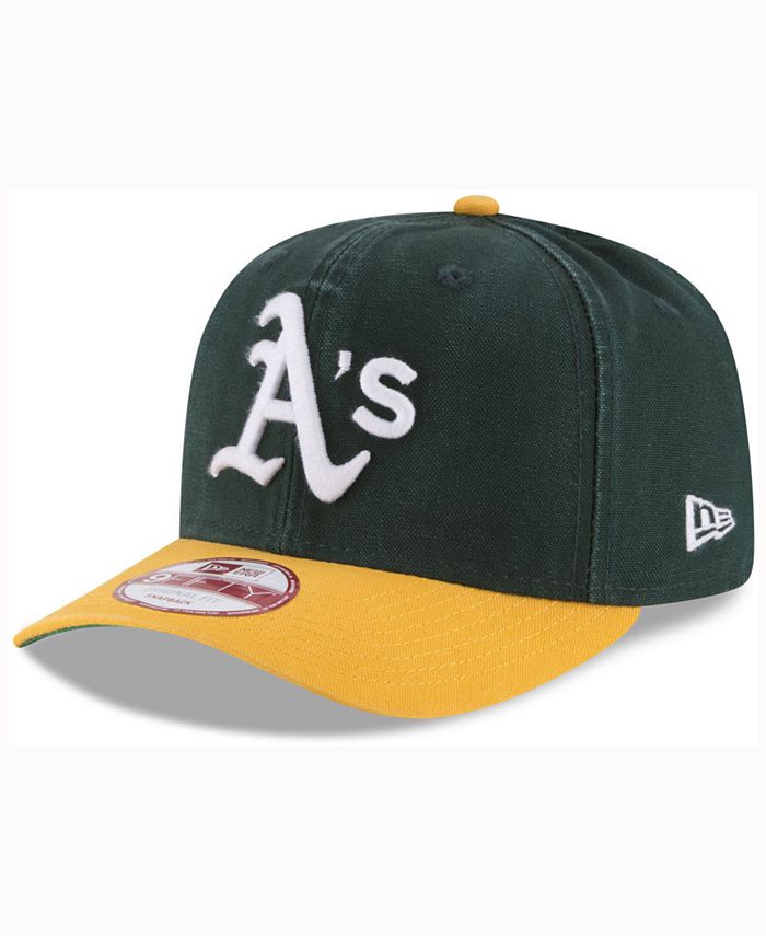 New Era Oakland Athletics Vintage Washed 9FIFTY Snapback Cap - Macy's