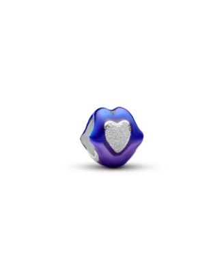 Sterling Silver The Lips of Love Heart Mini Charm
