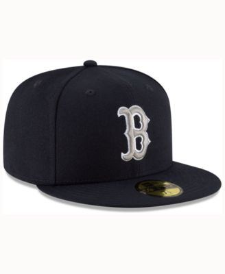 New Era Boston Red Sox Navy Gray White 59FIFTY Cap