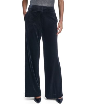Women's Whitney Velvet Wide-Leg Pants