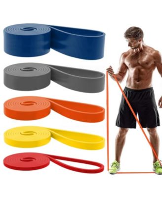 5 Pack Resistance Pull Up Bands Workout Set For Men Women Fitness