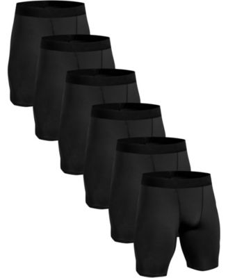 Men Compression Shorts Moisture Wicking Athletic Workout Running Spandex