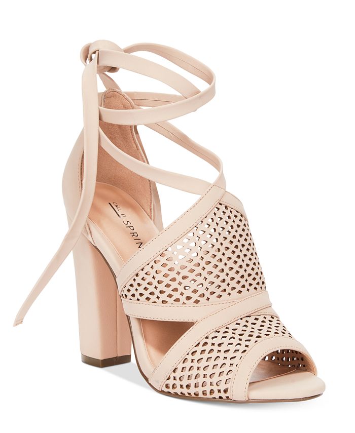 Call it spring rose gold heels sale