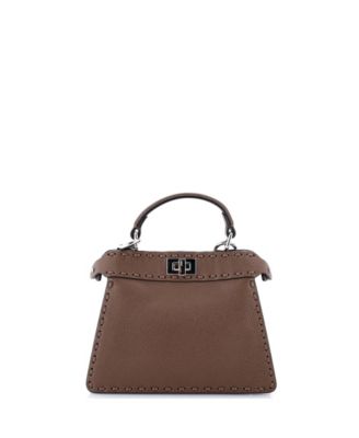 Peekaboo ISeeU Petite Selleria Mini Leather Shoulder Bag