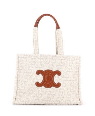 Large Cabas Thais Tote Triomphe Embroidered Wool