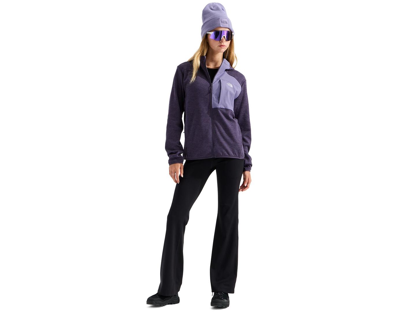 Женское худи The North Face Performance Fleece Full-Zip, цвет: Сумеречный — фото 2