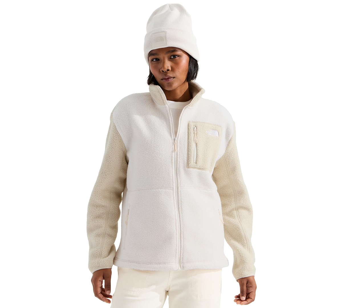 The North Face Women's Yumiori Full Zip Jacket - White Dune