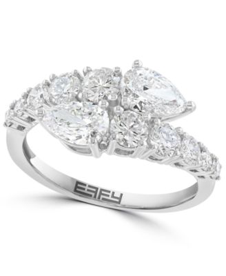 Lab-Grown Diamond Ring (2 ct. t.w.) in 14k White Gold