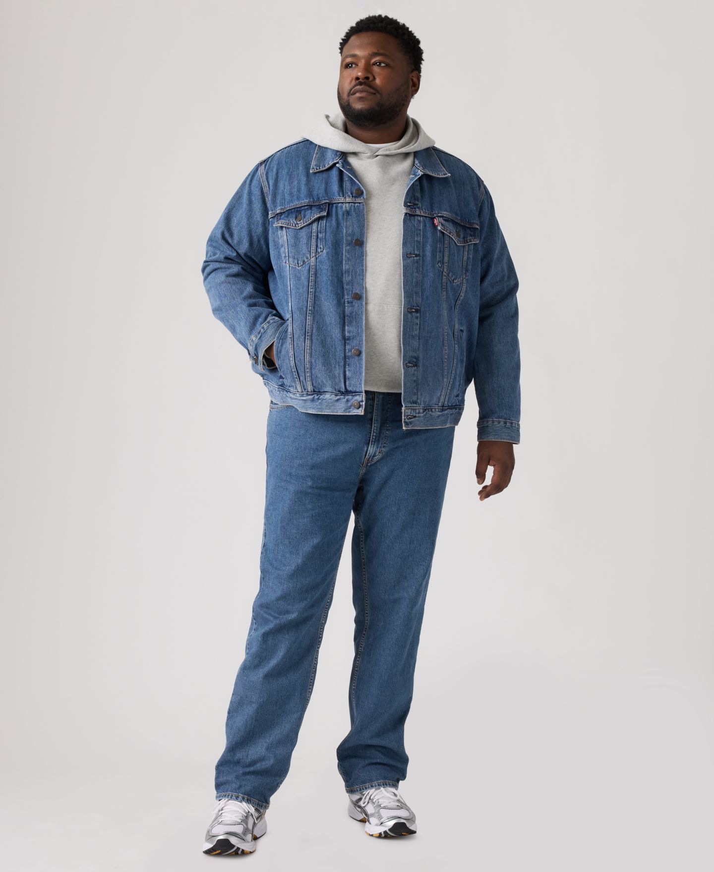 Мужские джинсы Levi's Big & Tall свободные прямые, цвет: Небесно-голубой — фото 2