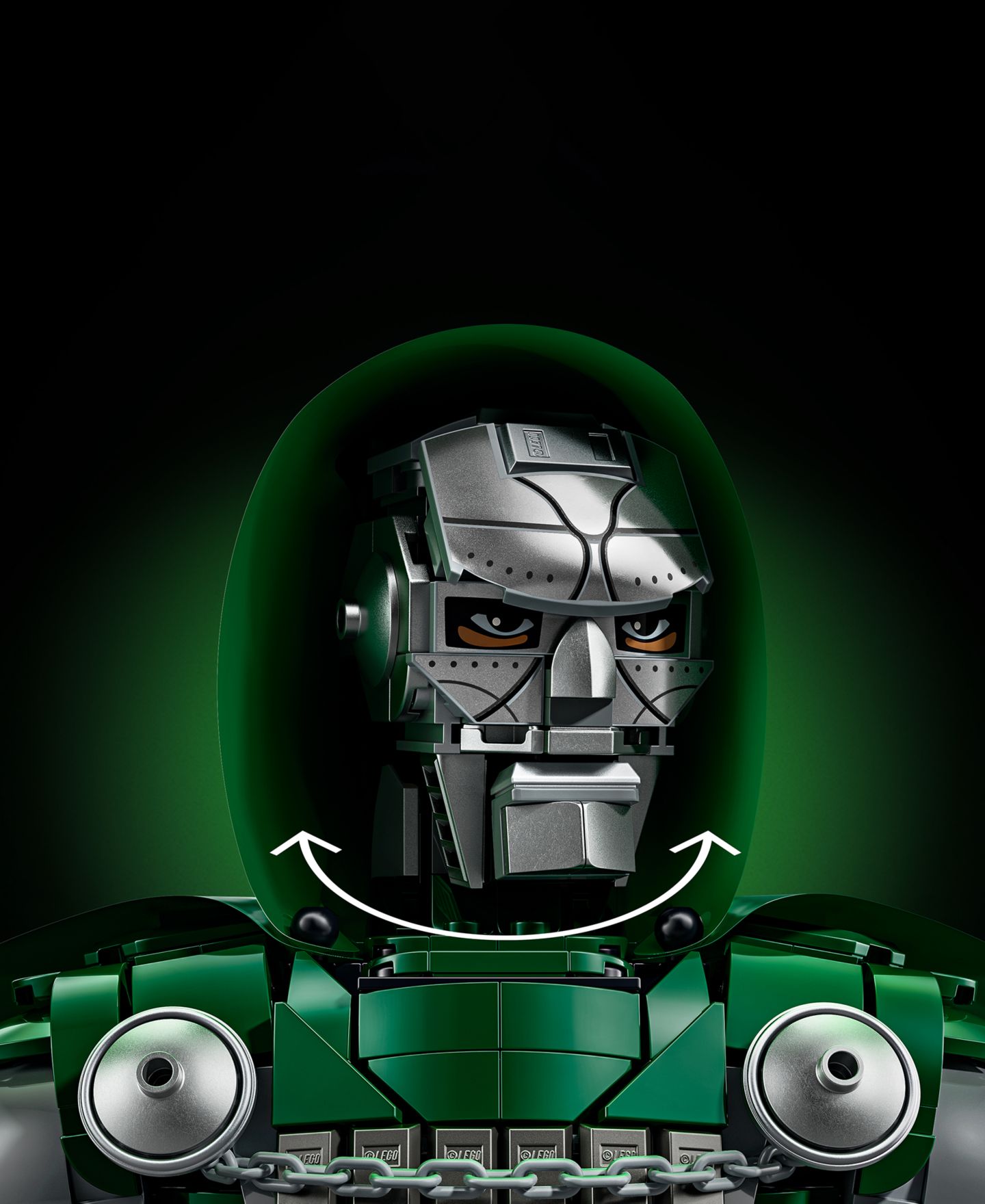 LEGO® Конструктор LEGO Marvel Doctor Doom Bust 76345, 379 деталей, от 18 лет — фото 3