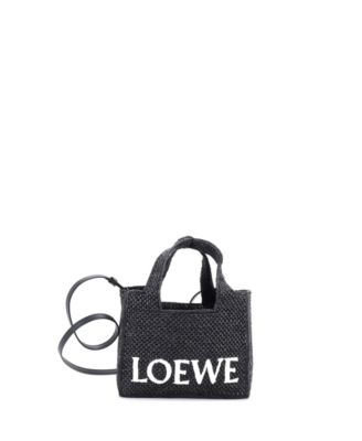 Small Paula's Ibiza Logo Convertible Tote Raffia