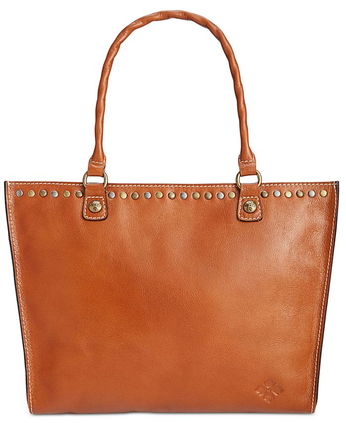 Patricia Nash Zancona Smooth Leather Tote & Reviews - Handbags 