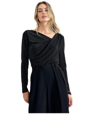 Women's Marcy Asymmetric Shimmer Top