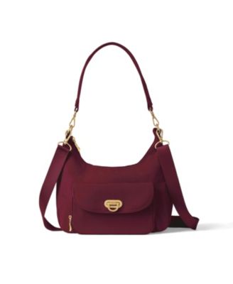 Coastal Flip Lock Half Moon Bag