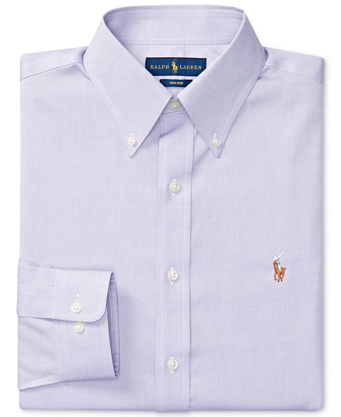 Polo Ralph Lauren Men's Pinpoint Oxford Dress Shirt - Macy's