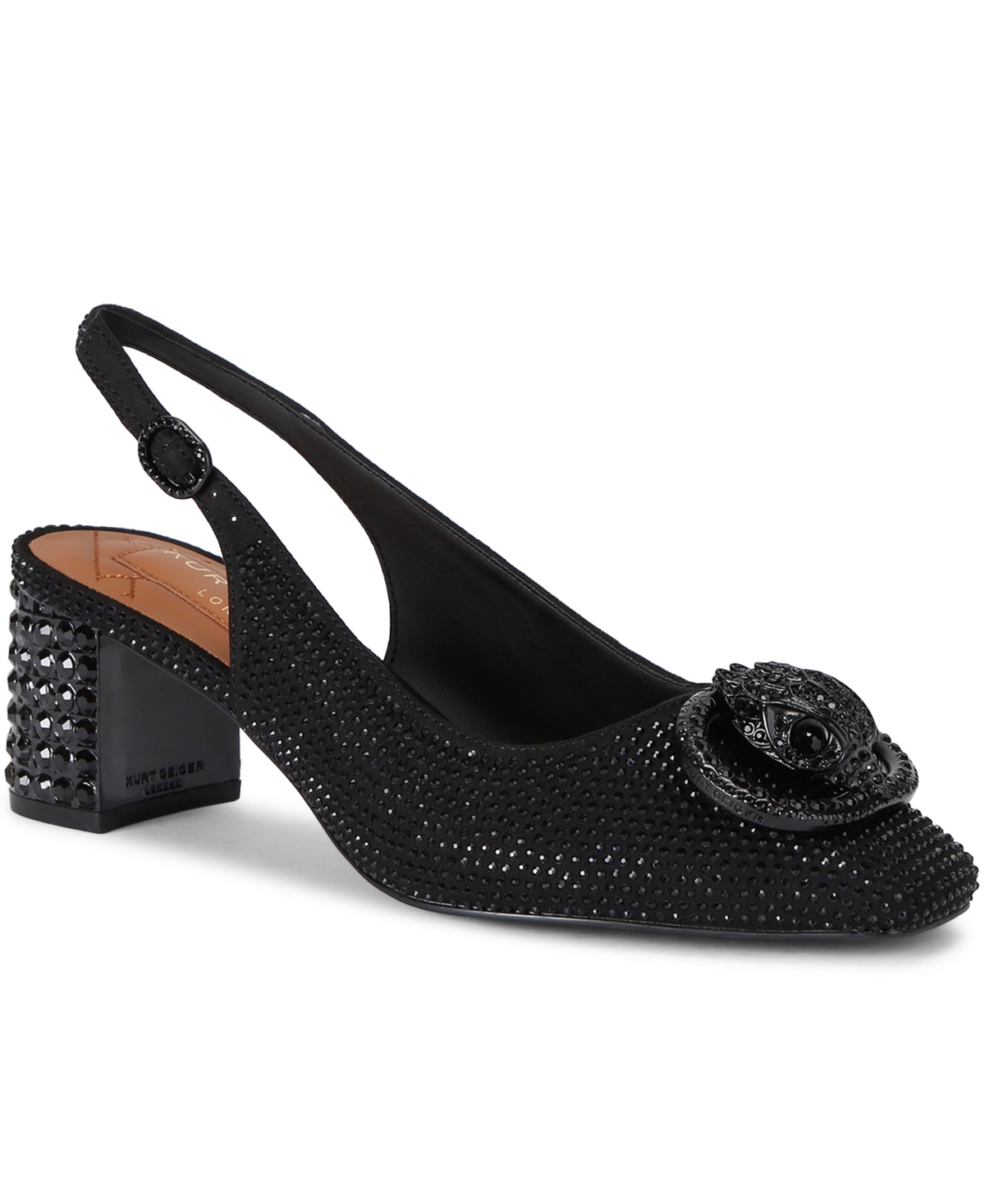 Kurt Geiger London Women's Chelsea Block Heel Slingback Pumps