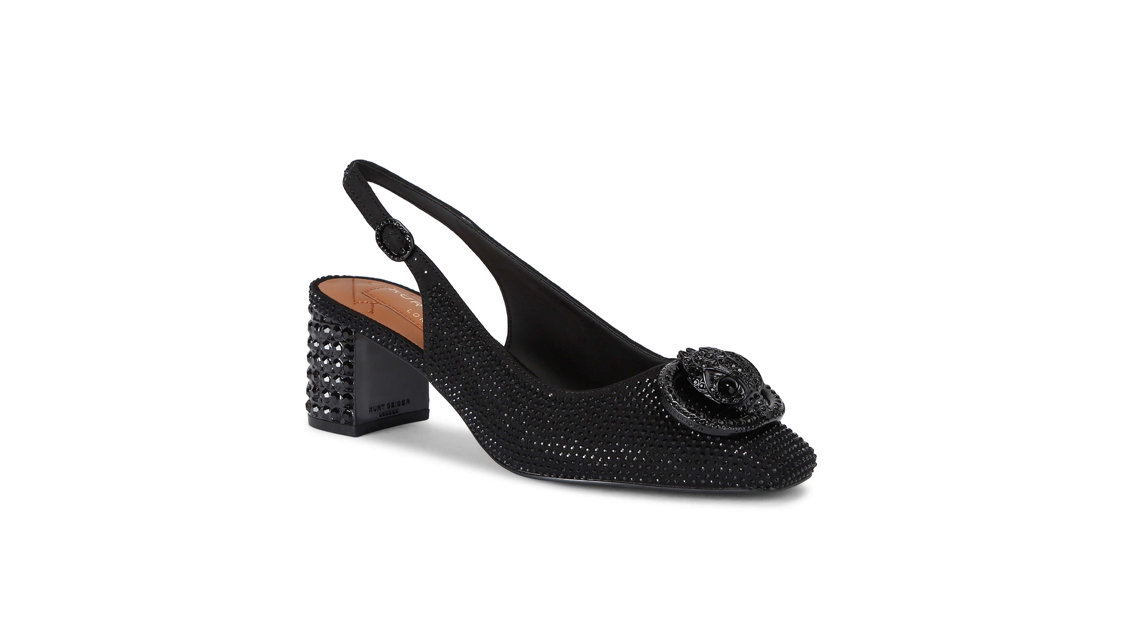 Kurt Geiger London Women's Chelsea Block Heel Slingback Pumps