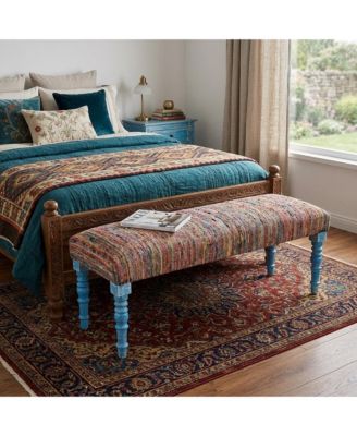 Leg Upholstered Bench