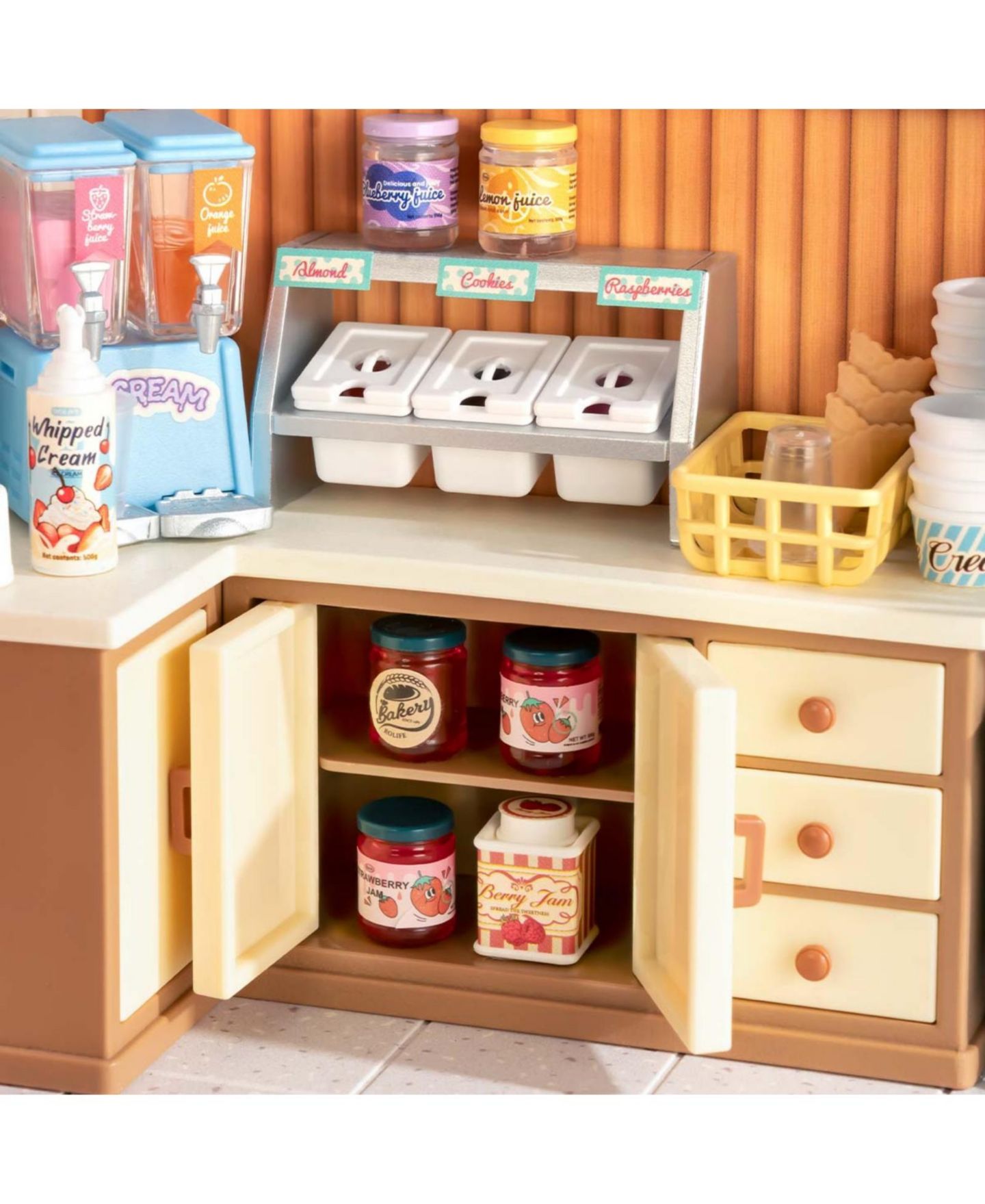 Детский конструктор Robotime Super Creator Series Flavorful Ice Cream Shop DIY Building Kit, 144-Piece, Ages 14+ — фото 6
