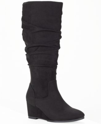 Women's Perlaa Knee-High Slouch Memory Foam Boots